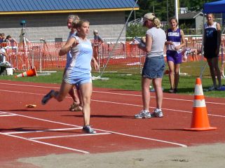 Amy Walter at Vermont Track and Field Championships 2004
